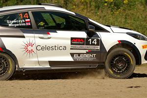 Georgie Megennis / Michael Szewczyk Ford Fiesta Rally3 on SS3, Refuge I.