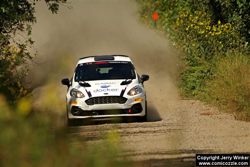 Georgie Megennis / Michael Szewczyk Ford Fiesta Rally3 on SS3, Refuge I.