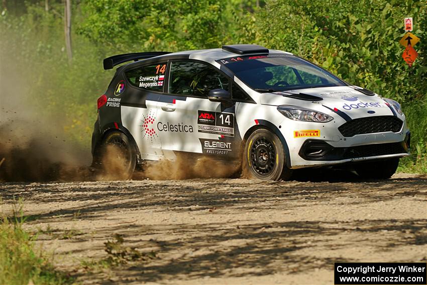 Georgie Megennis / Michael Szewczyk Ford Fiesta Rally3 on SS3, Refuge I.