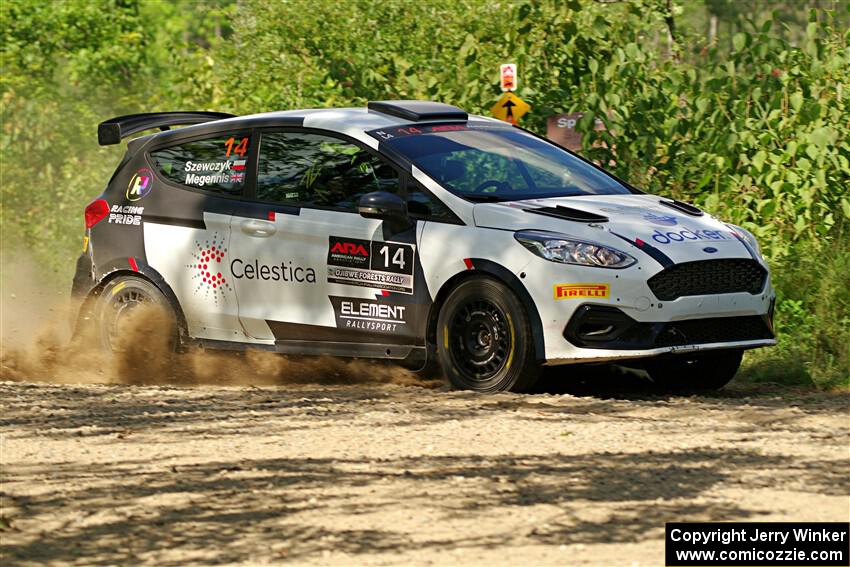 Georgie Megennis / Michael Szewczyk Ford Fiesta Rally3 on SS3, Refuge I.