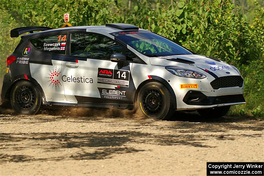 Georgie Megennis / Michael Szewczyk Ford Fiesta Rally3 on SS3, Refuge I.