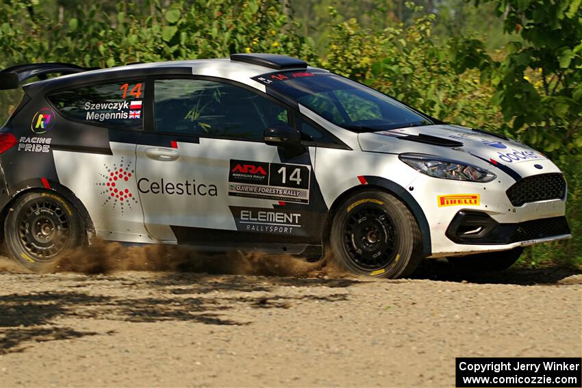 Georgie Megennis / Michael Szewczyk Ford Fiesta Rally3 on SS3, Refuge I.