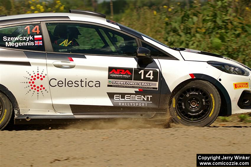 Georgie Megennis / Michael Szewczyk Ford Fiesta Rally3 on SS3, Refuge I.