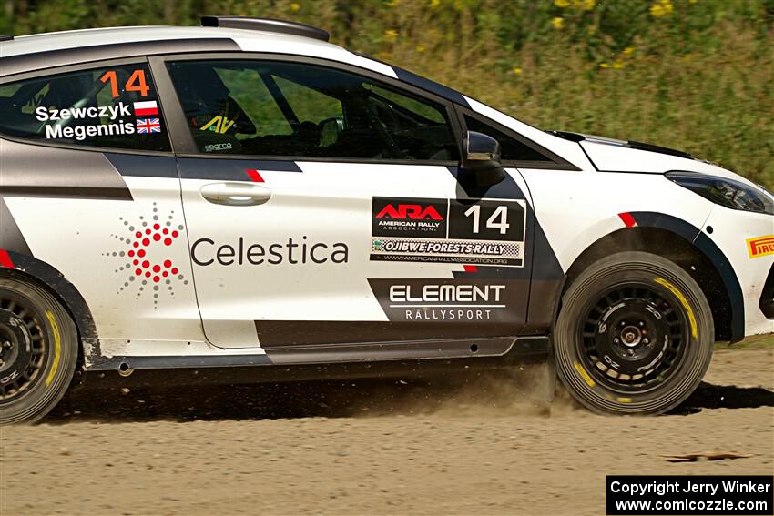 Georgie Megennis / Michael Szewczyk Ford Fiesta Rally3 on SS3, Refuge I.