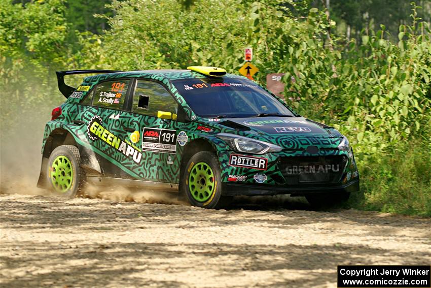 Alastair Scully / Stefan Trajkov Hyundai i20 R5 on SS3, Refuge I.