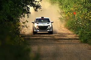 Sean Donnelly / Zach Pfeil Peugeot 208 Rally4 on SS3, Refuge I.