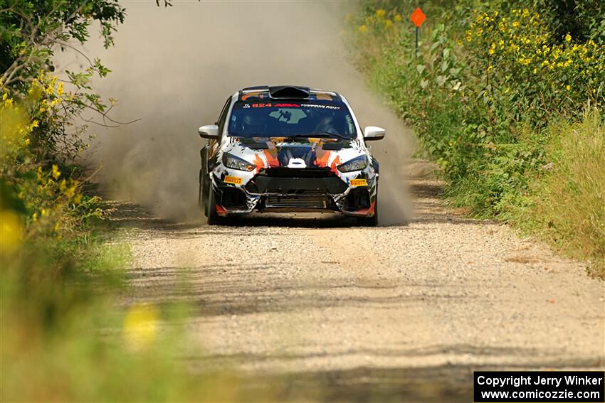 Cameron Steely / Steve Harrell Ford Focus RS on SS3, Refuge I.