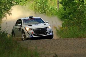 Sean Donnelly / Zach Pfeil Peugeot 208 Rally4 on SS3, Refuge I.