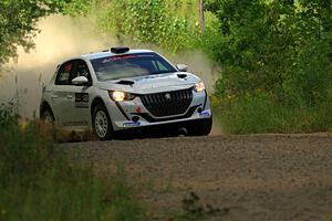 Sean Donnelly / Zach Pfeil Peugeot 208 Rally4 on SS3, Refuge I.