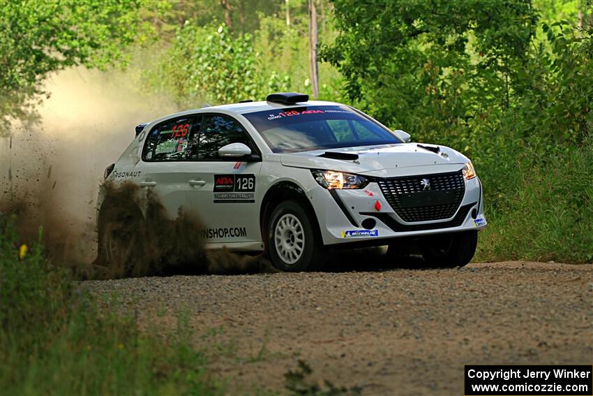 Sean Donnelly / Zach Pfeil Peugeot 208 Rally4 on SS3, Refuge I.