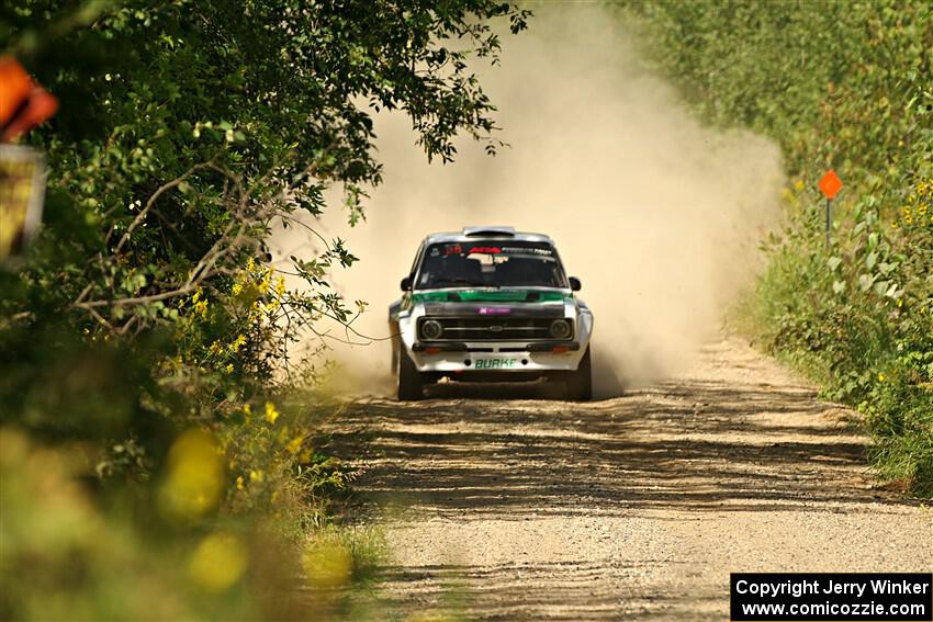 Seamus Burke / Gary McElhinney Ford Escort Mk II on SS3, Refuge I.