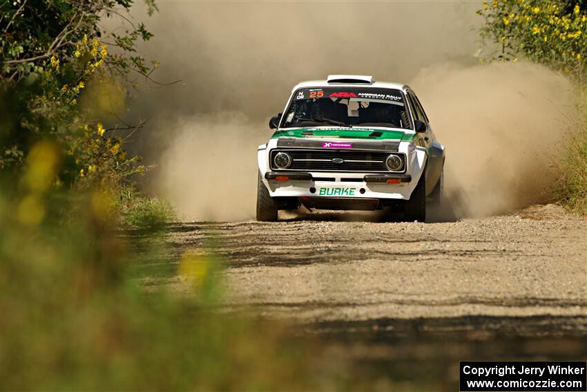Seamus Burke / Gary McElhinney Ford Escort Mk II on SS3, Refuge I.