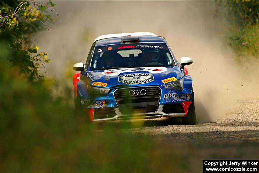 Roberto Yglesias / David Ma Audi A1 Maxx Rally on SS3, Refuge I.