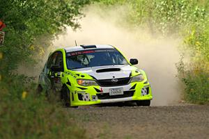 Vincent Trudel / Glen Ray Subaru WRX STi on SS3, Refuge I.