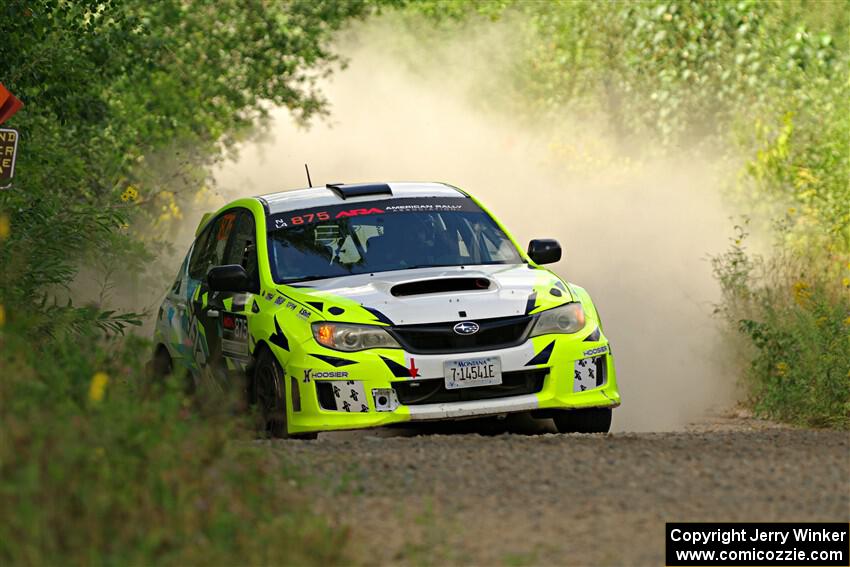 Vincent Trudel / Glen Ray Subaru WRX STi on SS3, Refuge I.