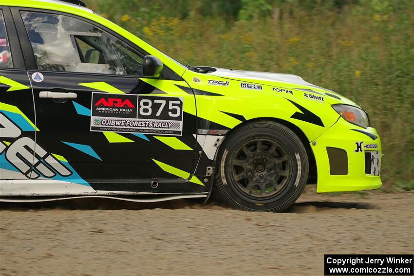 Vincent Trudel / Glen Ray Subaru WRX STi on SS3, Refuge I.