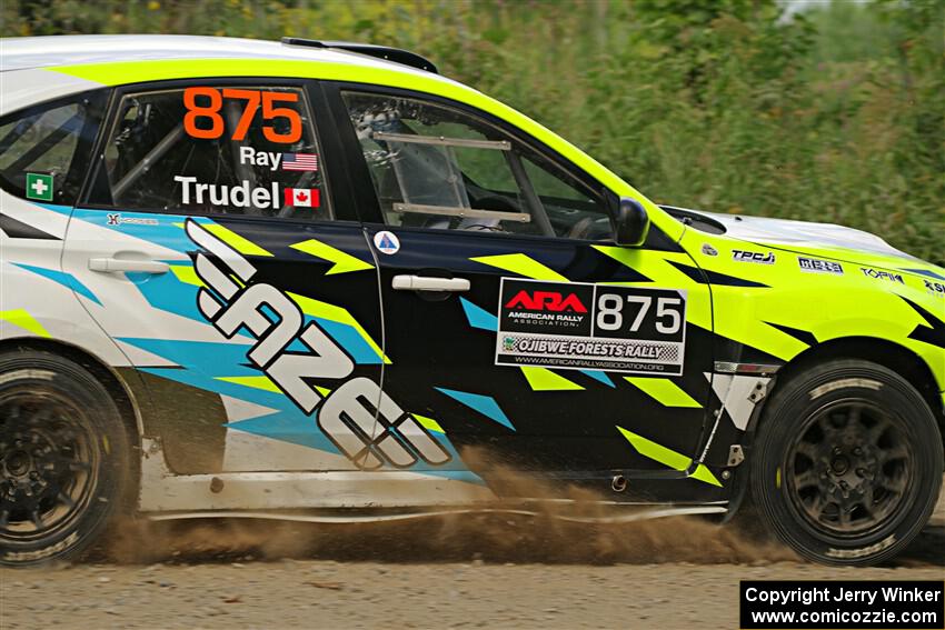 Vincent Trudel / Glen Ray Subaru WRX STi on SS3, Refuge I.