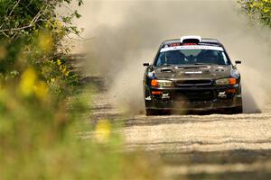 Dusty Peterke / Robert Judge Subaru Impreza on SS3, Refuge I.
