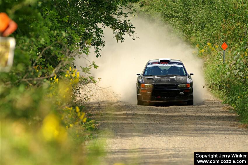 Dusty Peterke / Robert Judge Subaru Impreza on SS3, Refuge I.