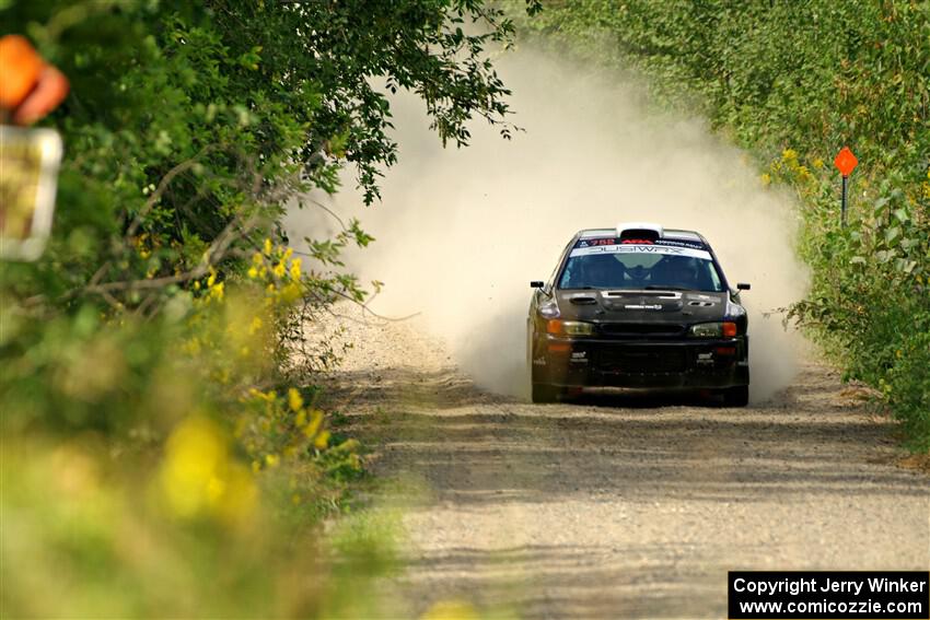 Dusty Peterke / Robert Judge Subaru Impreza on SS3, Refuge I.