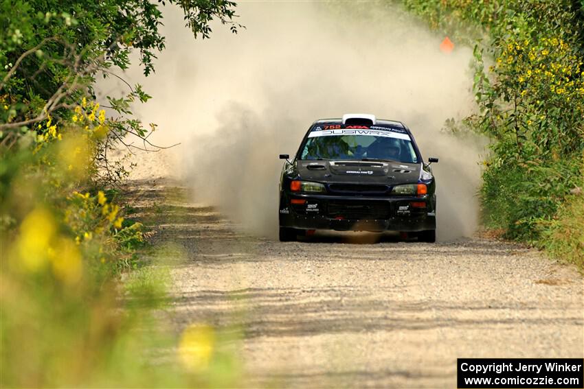 Dusty Peterke / Robert Judge Subaru Impreza on SS3, Refuge I.