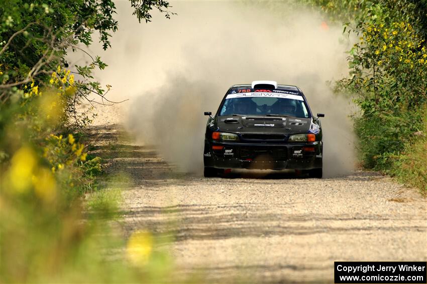 Dusty Peterke / Robert Judge Subaru Impreza on SS3, Refuge I.