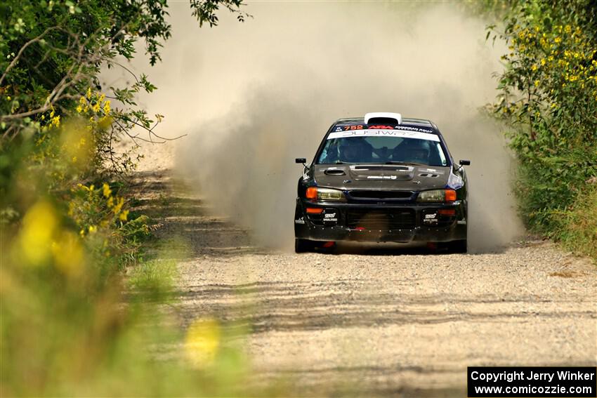 Dusty Peterke / Robert Judge Subaru Impreza on SS3, Refuge I.