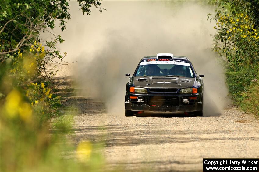 Dusty Peterke / Robert Judge Subaru Impreza on SS3, Refuge I.