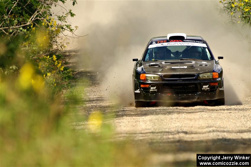 Dusty Peterke / Robert Judge Subaru Impreza on SS3, Refuge I.