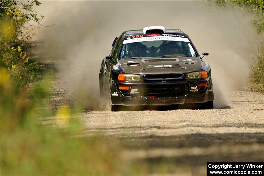 Dusty Peterke / Robert Judge Subaru Impreza on SS3, Refuge I.