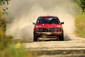 Levi Johnson / Griffin Johnson BMW 325e on SS3, Refuge I.