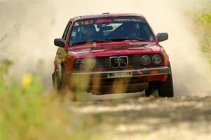 Levi Johnson / Griffin Johnson BMW 325e on SS3, Refuge I.