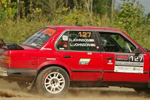 Levi Johnson / Griffin Johnson BMW 325e on SS3, Refuge I.