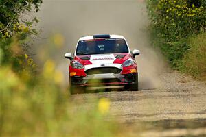Madelyn Tabor / Sophia McKee Ford Fiesta Rally3 on SS3, Refuge I.