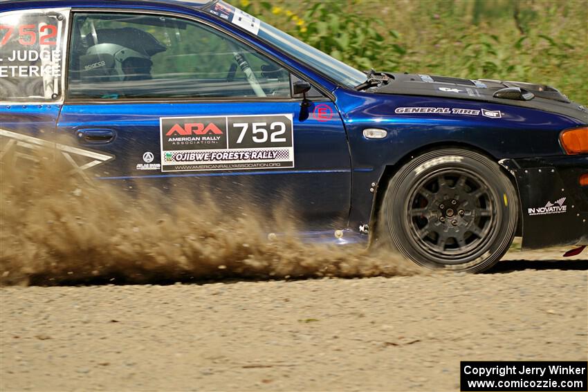 Dusty Peterke / Robert Judge Subaru Impreza on SS3, Refuge I.