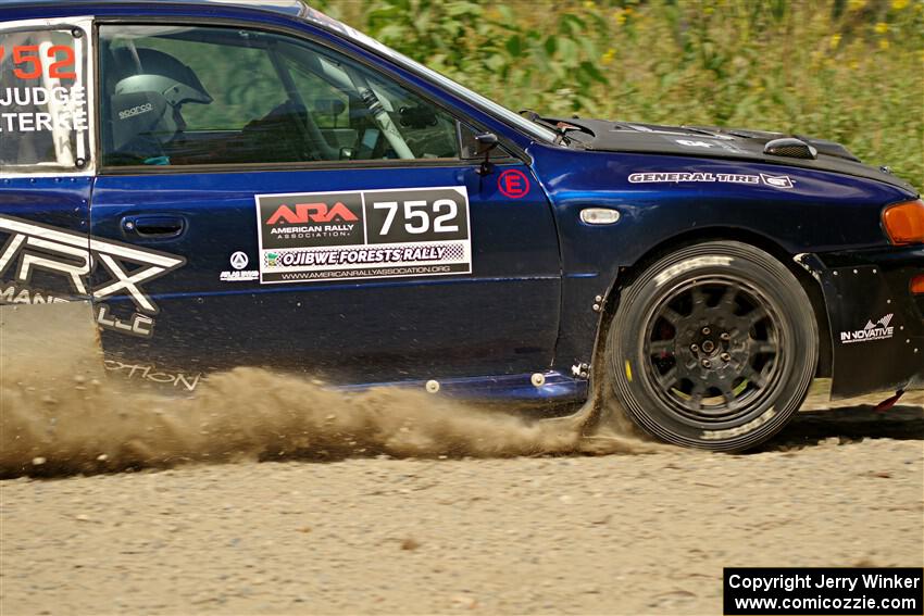 Dusty Peterke / Robert Judge Subaru Impreza on SS3, Refuge I.