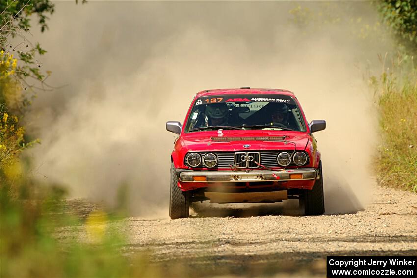Levi Johnson / Griffin Johnson BMW 325e on SS3, Refuge I.