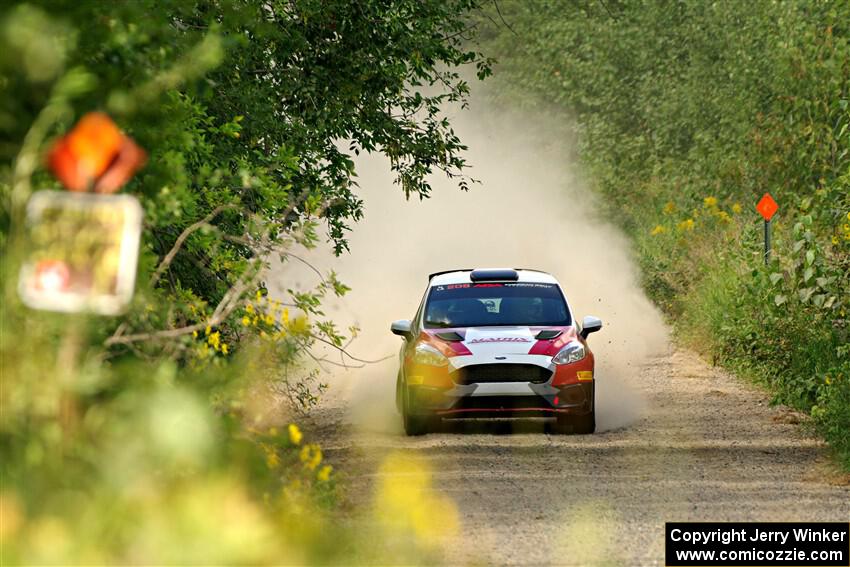 Madelyn Tabor / Sophia McKee Ford Fiesta Rally3 on SS3, Refuge I.