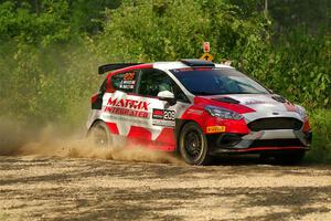 Madelyn Tabor / Sophia McKee Ford Fiesta Rally3 on SS3, Refuge I.