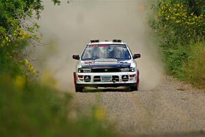 Aidan Hicks / John Hicks Subaru Impreza Wagon on SS3, Refuge I.