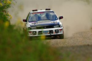 Aidan Hicks / John Hicks Subaru Impreza Wagon on SS3, Refuge I.