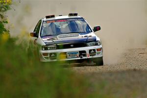Aidan Hicks / John Hicks Subaru Impreza Wagon on SS3, Refuge I.