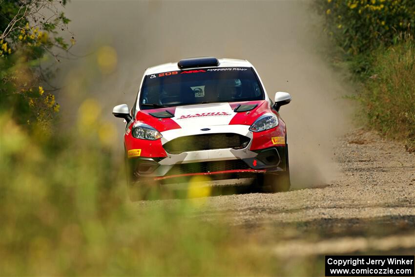 Madelyn Tabor / Sophia McKee Ford Fiesta Rally3 on SS3, Refuge I.