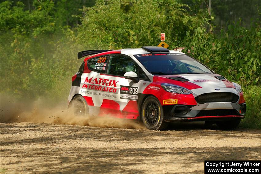 Madelyn Tabor / Sophia McKee Ford Fiesta Rally3 on SS3, Refuge I.