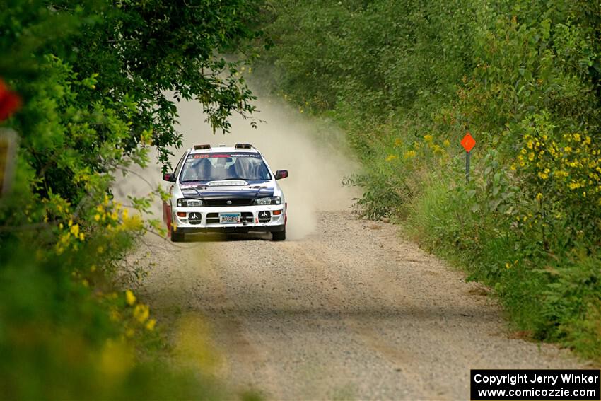 Aidan Hicks / John Hicks Subaru Impreza Wagon on SS3, Refuge I.