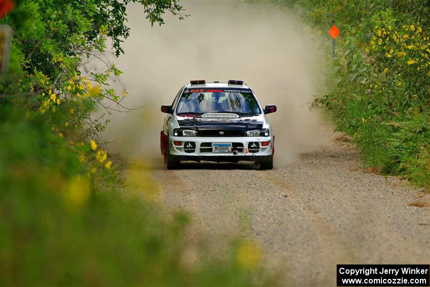 Aidan Hicks / John Hicks Subaru Impreza Wagon on SS3, Refuge I.