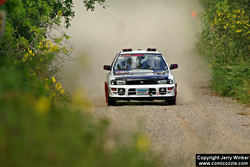 Aidan Hicks / John Hicks Subaru Impreza Wagon on SS3, Refuge I.