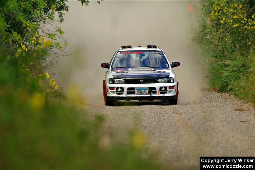 Aidan Hicks / John Hicks Subaru Impreza Wagon on SS3, Refuge I.