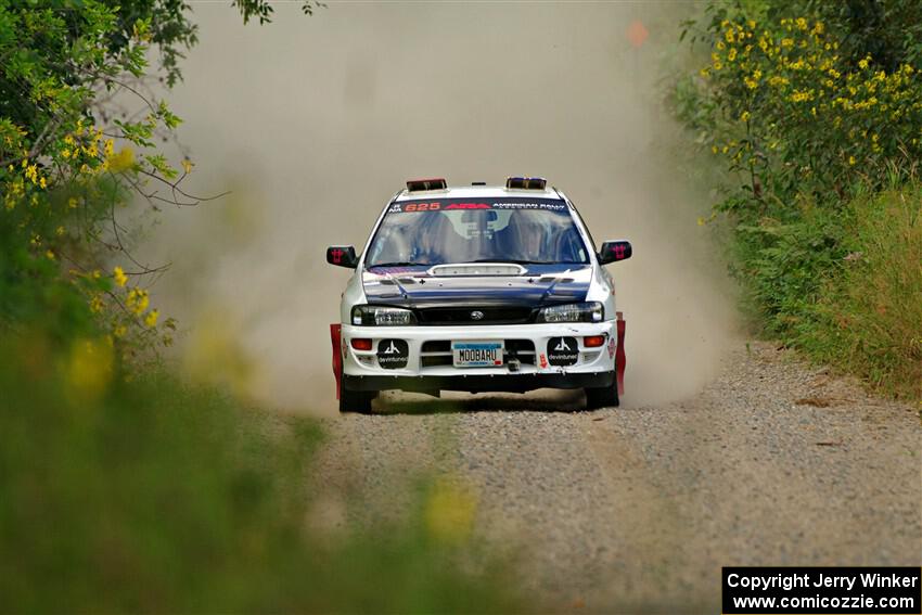 Aidan Hicks / John Hicks Subaru Impreza Wagon on SS3, Refuge I.