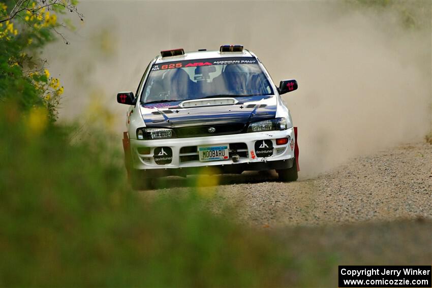 Aidan Hicks / John Hicks Subaru Impreza Wagon on SS3, Refuge I.